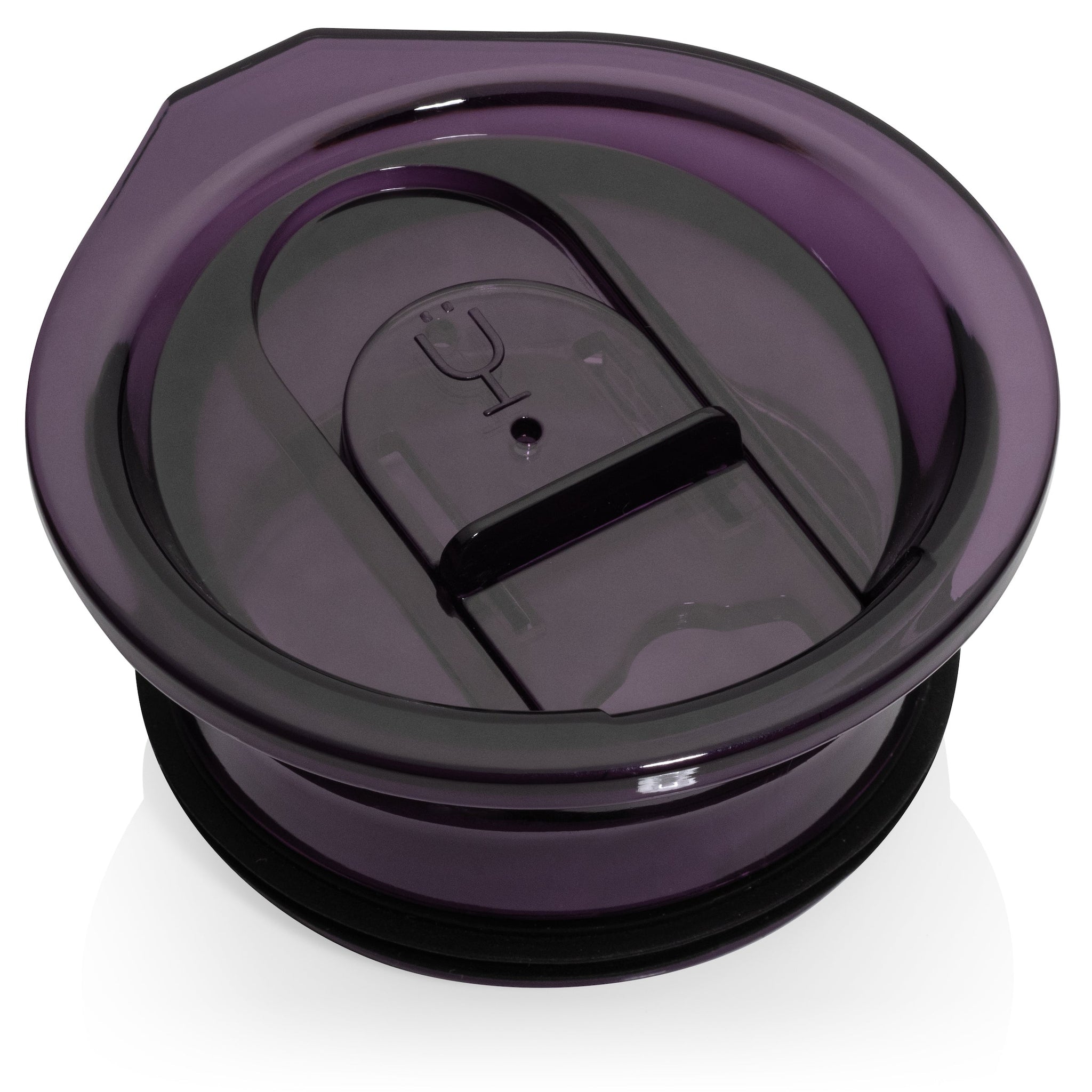 BrüMate Hopsulator Slim Tumbler Lids — Clear, Black & Purple