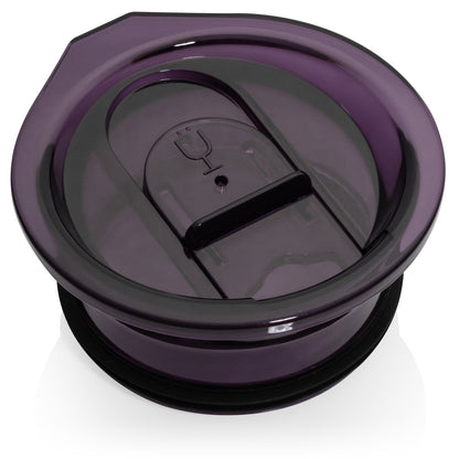 BrüMate Hopsulator Slim Tumbler Lids — Clear, Black & Purple